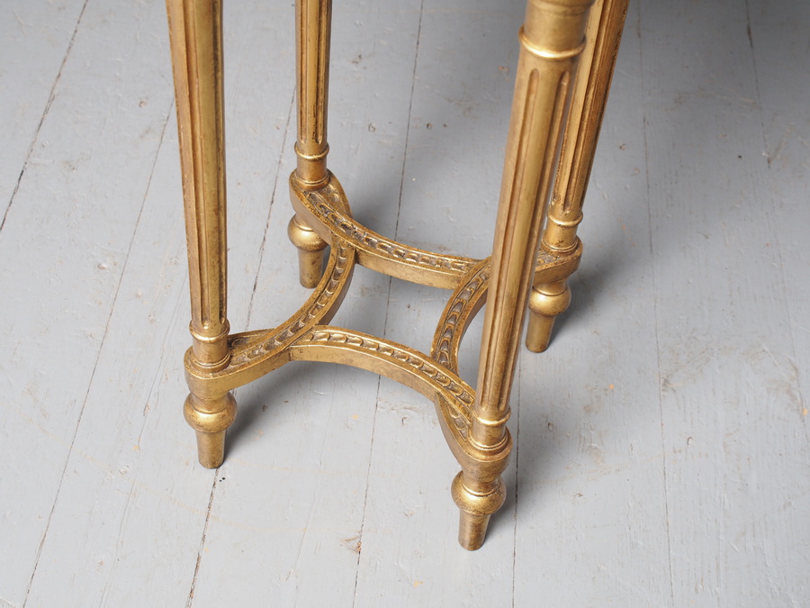Antique Antique Louis XV Style Giltwood Occasional Table