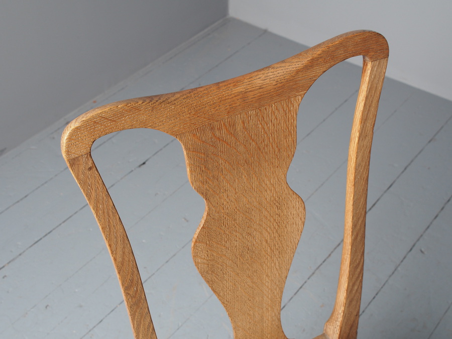 Antique  Wheeler of Arncroach Oak Low Chair