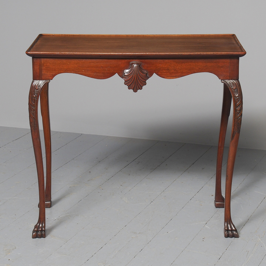 Antique Antique Georgian Style Mahogany Silver Table