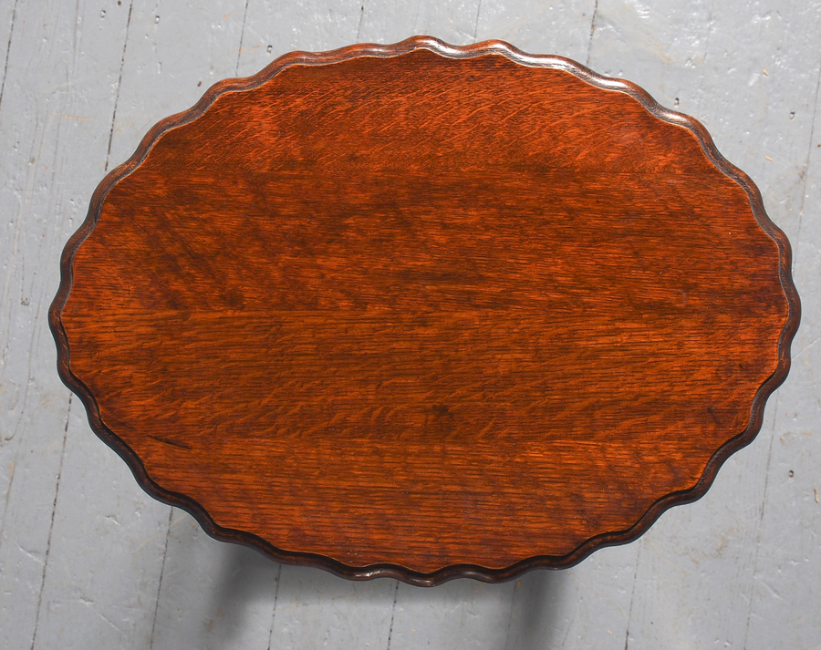 Antique Jacobean Style Oak Occasional Table