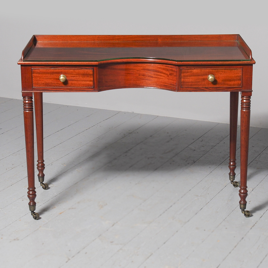 Antique Regency Mahogany Side Table / Dressing Table