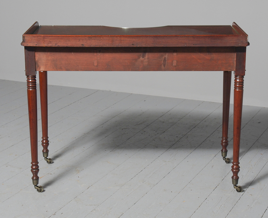 Antique Regency Mahogany Side Table / Dressing Table