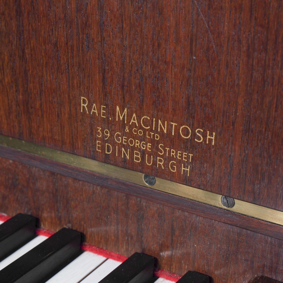 Antique  Mahogany Upright Piano by Bechstein, Berlin