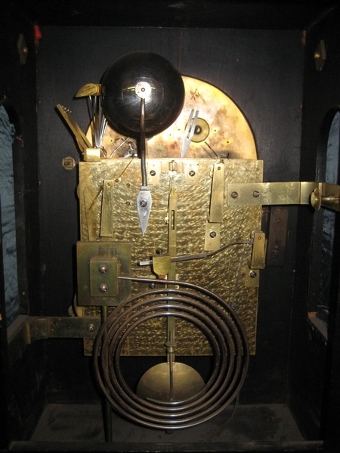 Antique Victorian 8 Bell and Coil Clock 