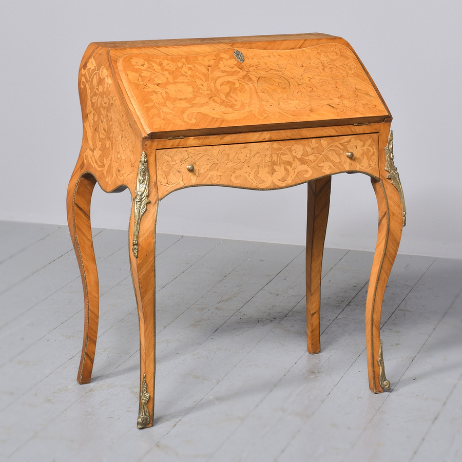 Marquetry Inlaid French Ladies Bureau