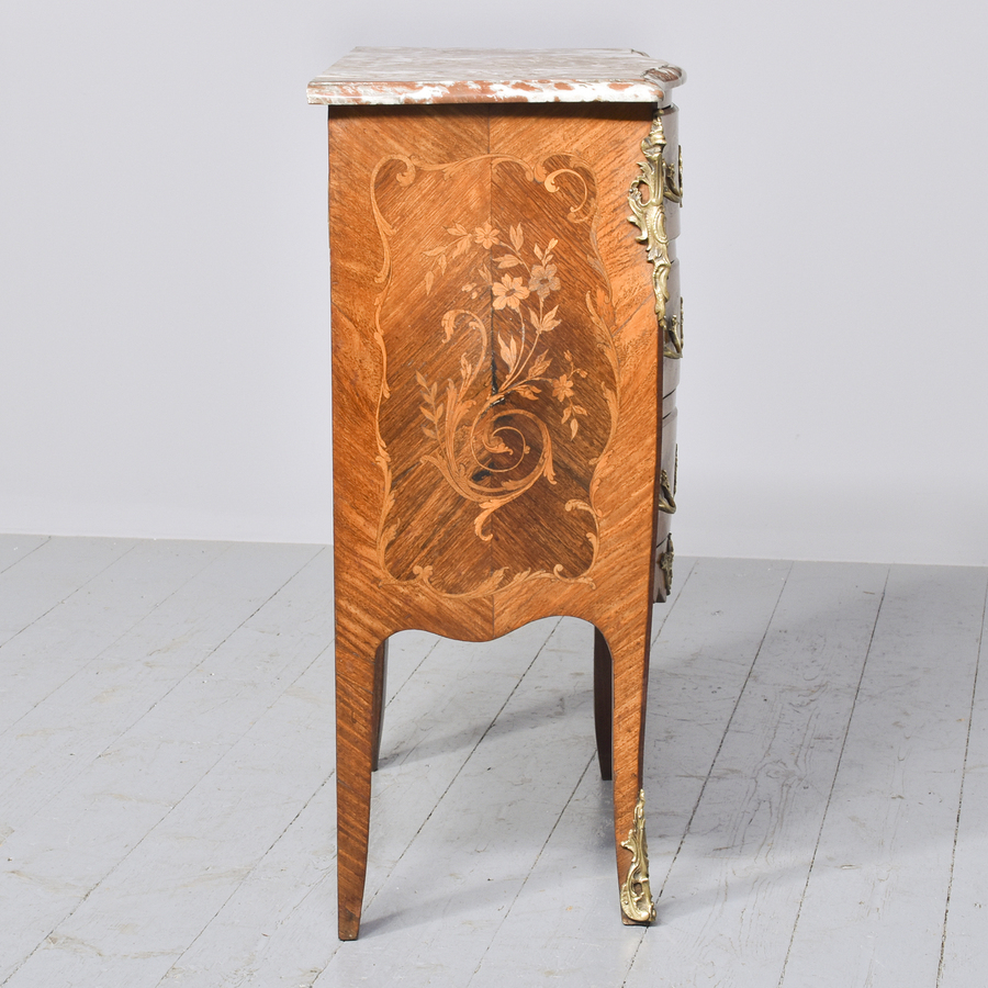 Antique French Marble Topped Commode