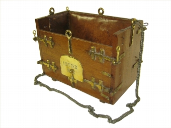 Mahogany Victorian Post Box