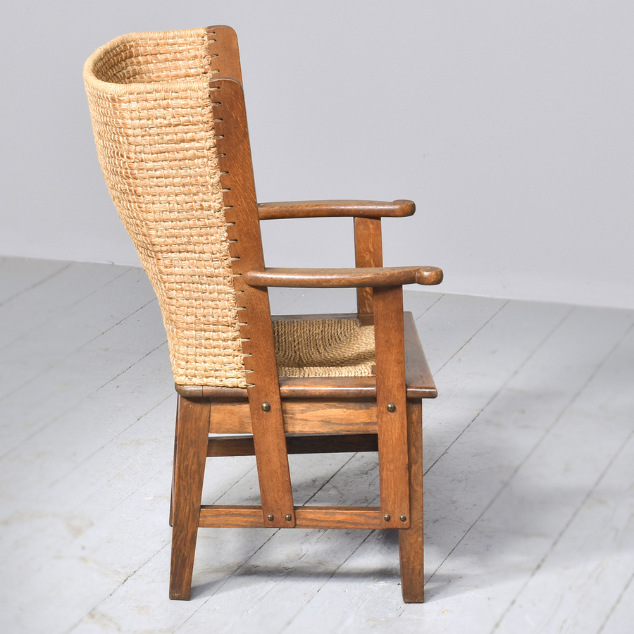 Antique Oak Frame Orkney Chair
