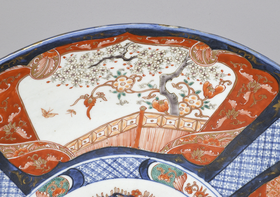 Antique A Meiji Period Imari Charger