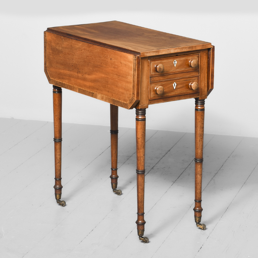 George IV Mahogany Small Pembroke or Work Table
