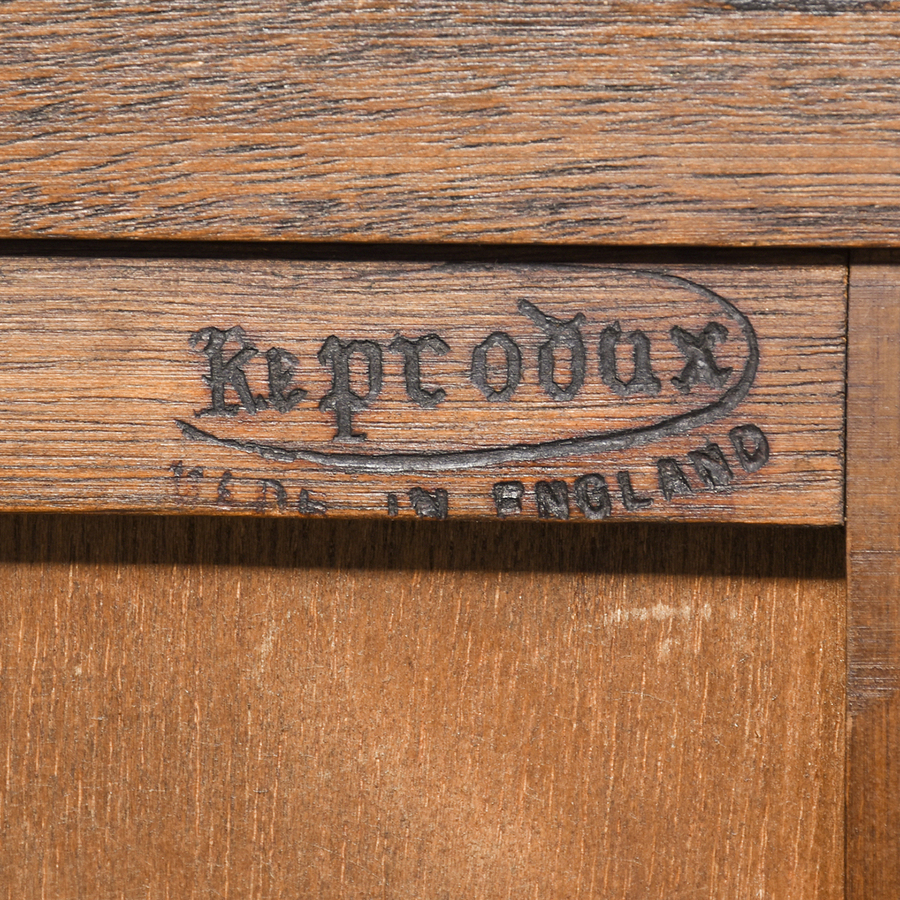 Antique Pair of Oak Cabinets