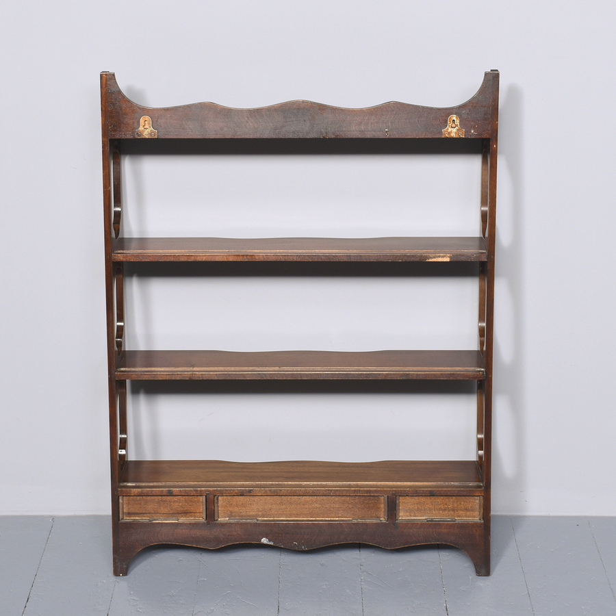 Antique Chippendale Style Wall Shelves