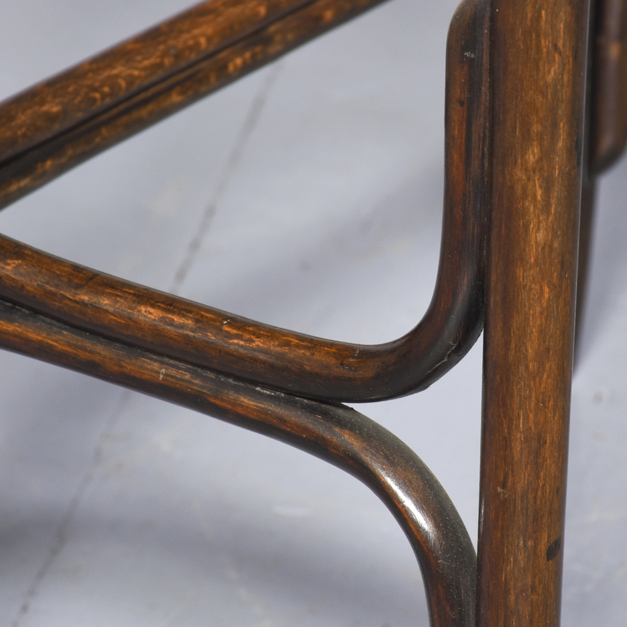 Antique Unusual nest of 4 Bentwood Tables