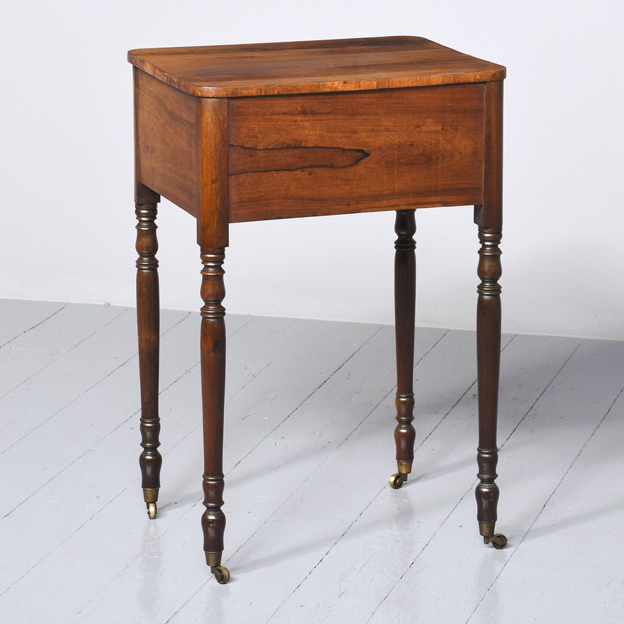 Antique George III Tall Mahogany Rosewood Side Table