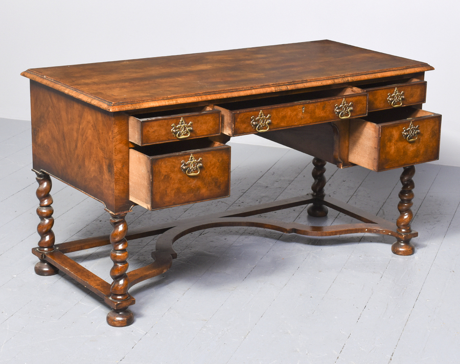 Antique 18th Century Style Walnut Desk