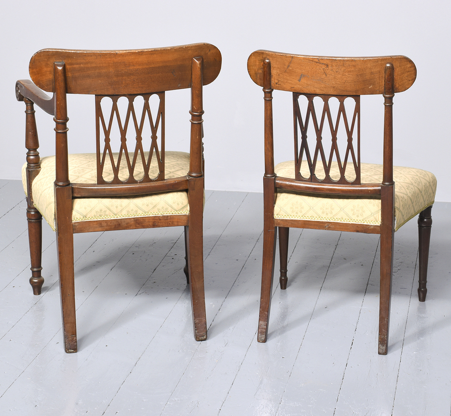 Antique Set of 6 George III Dining Chairs