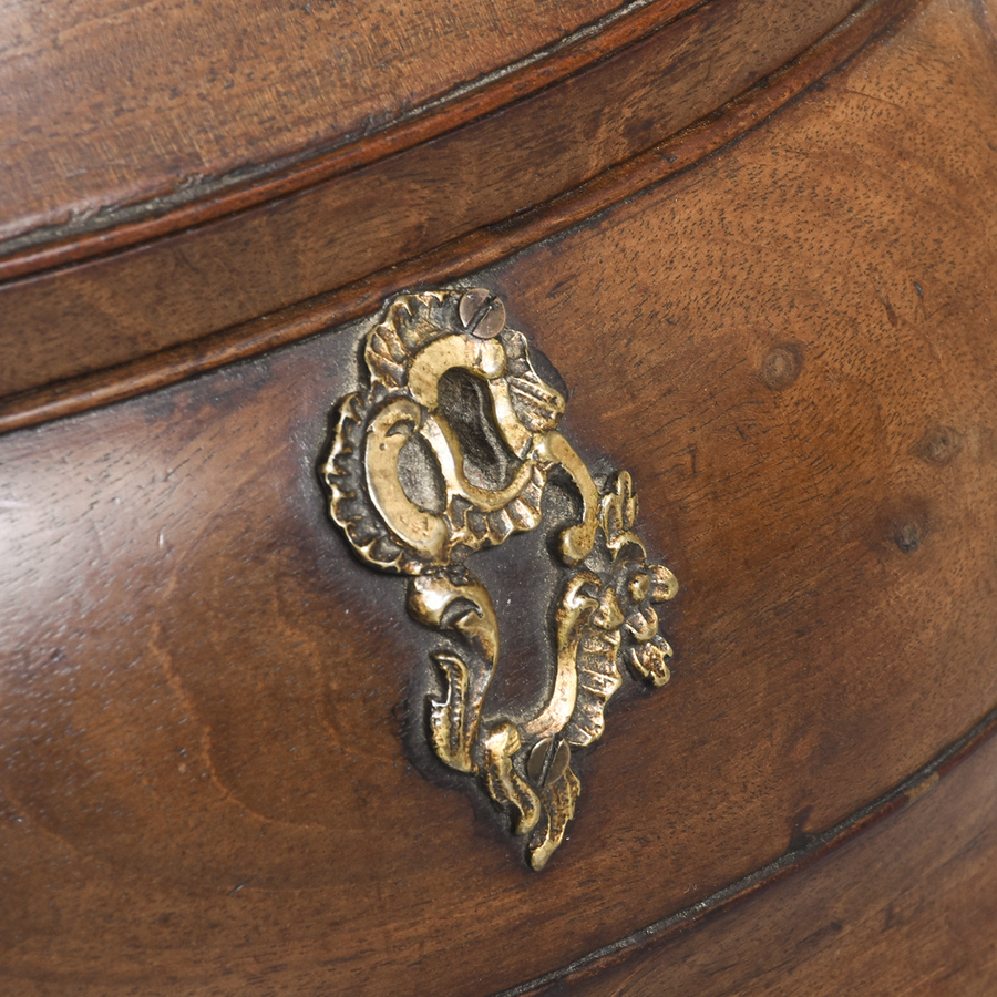 Antique Rare Dutch Walnut Dressing Mirror