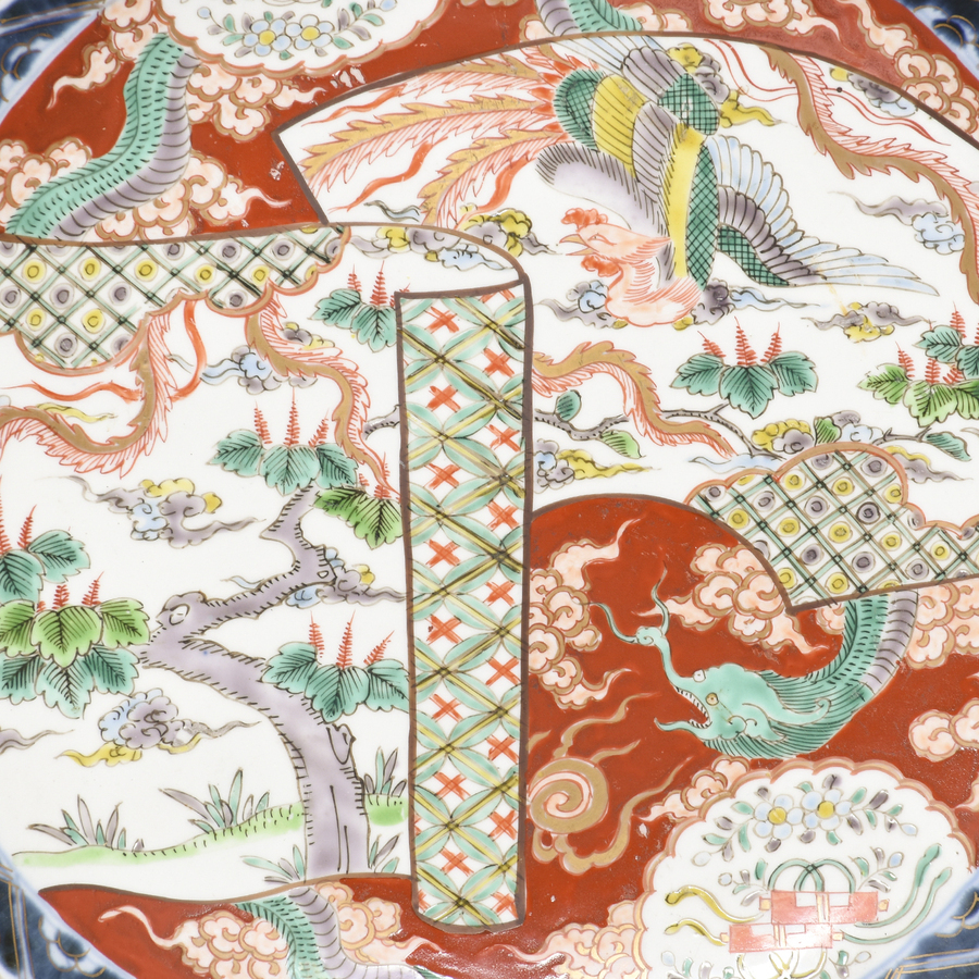 Antique Pair of Meiji Period Plates