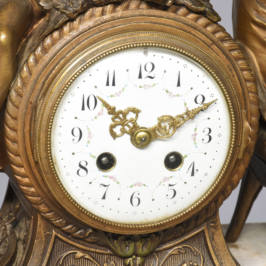 Antique 3 Piece Clock Set