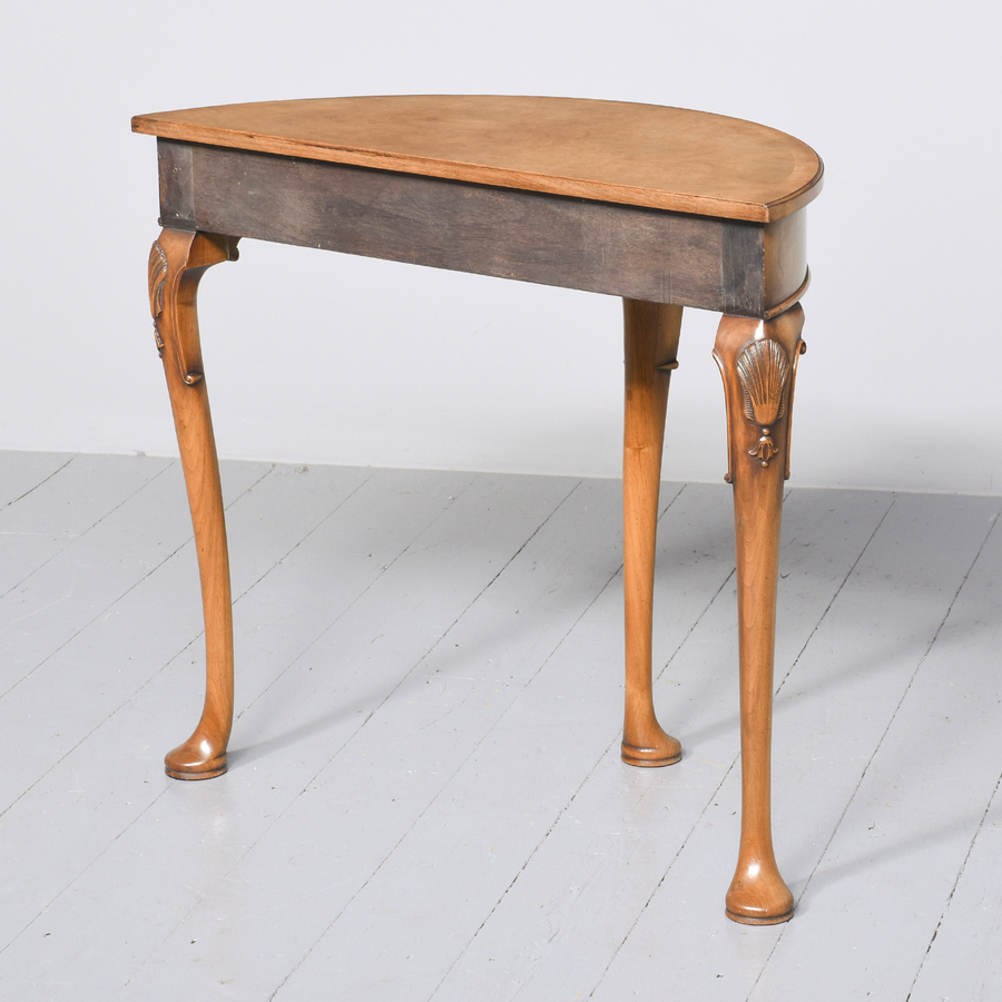 Antique George I Style Burr Walnut Hall Table