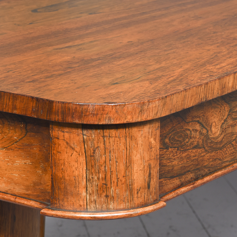 Antique William IV Rosewood Library Table