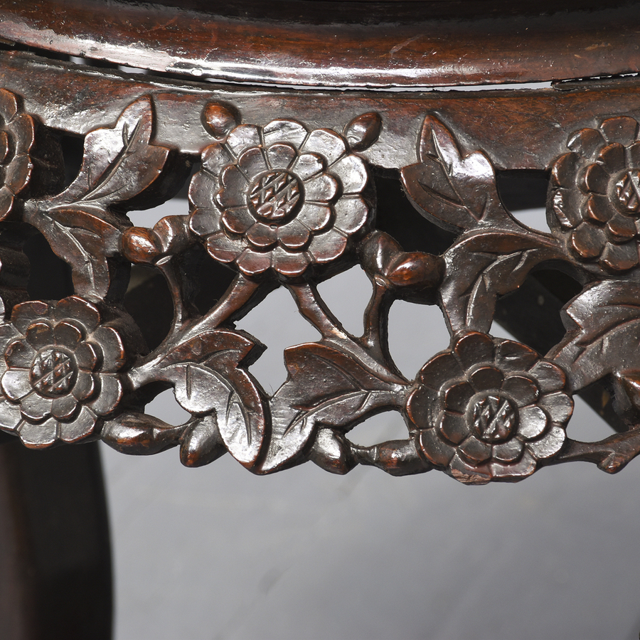 Antique Chinese Marble Top Table