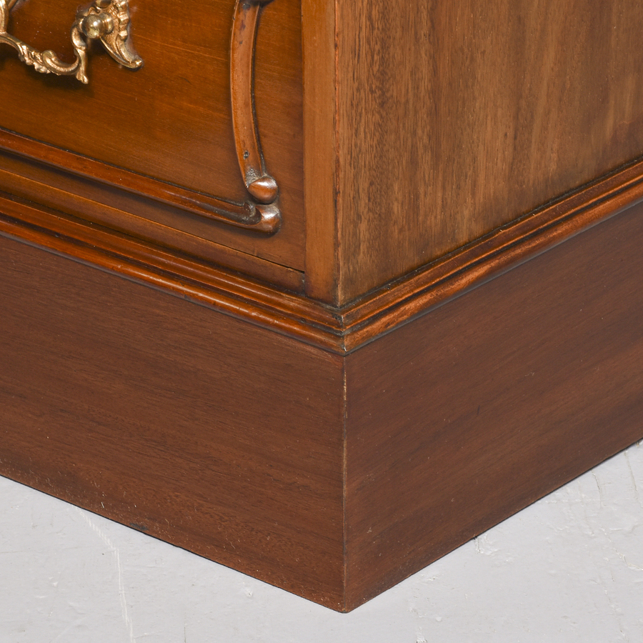 Antique Pair of Mahogany Pedestal Bedside Cabinets