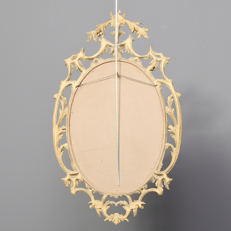 Antique Chippendale Style Carved & Gilded Mirror