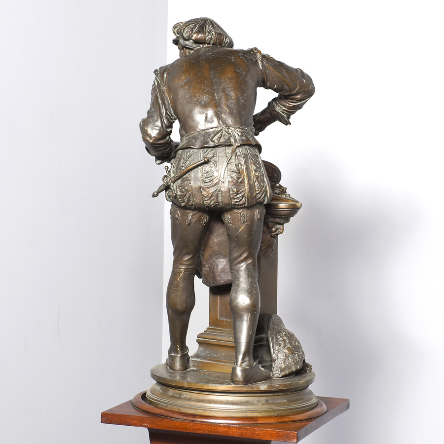 Antique ‘A Gaudez’ Bronze Stature