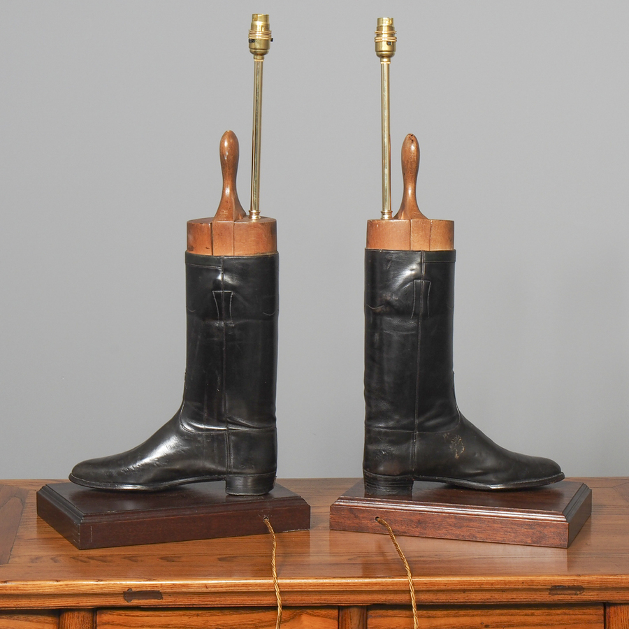 Antique Quality Pair of Leather Riding Boots