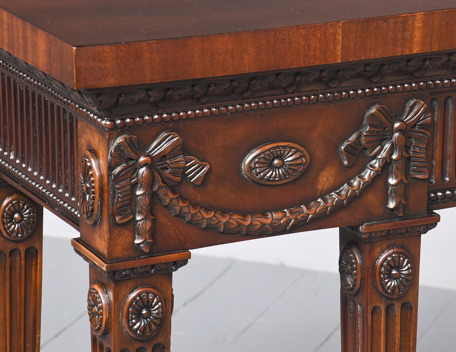 Antique Pair of Mahogany Tables in the Adams Style