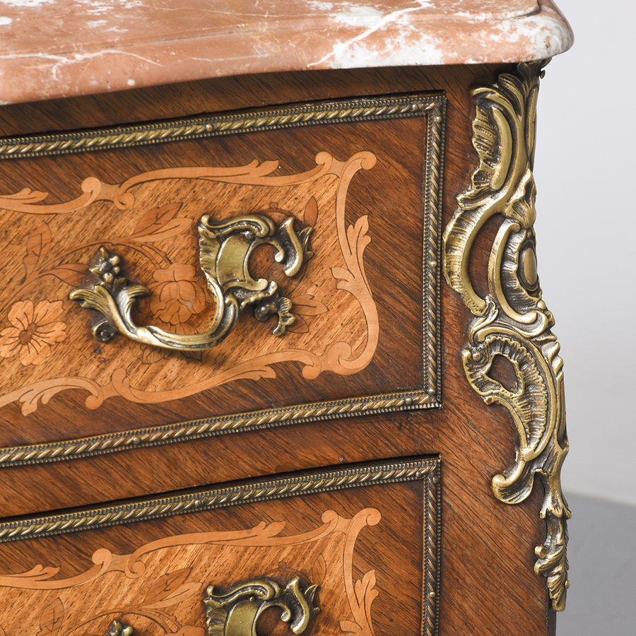 Antique Marble Topped French Commode