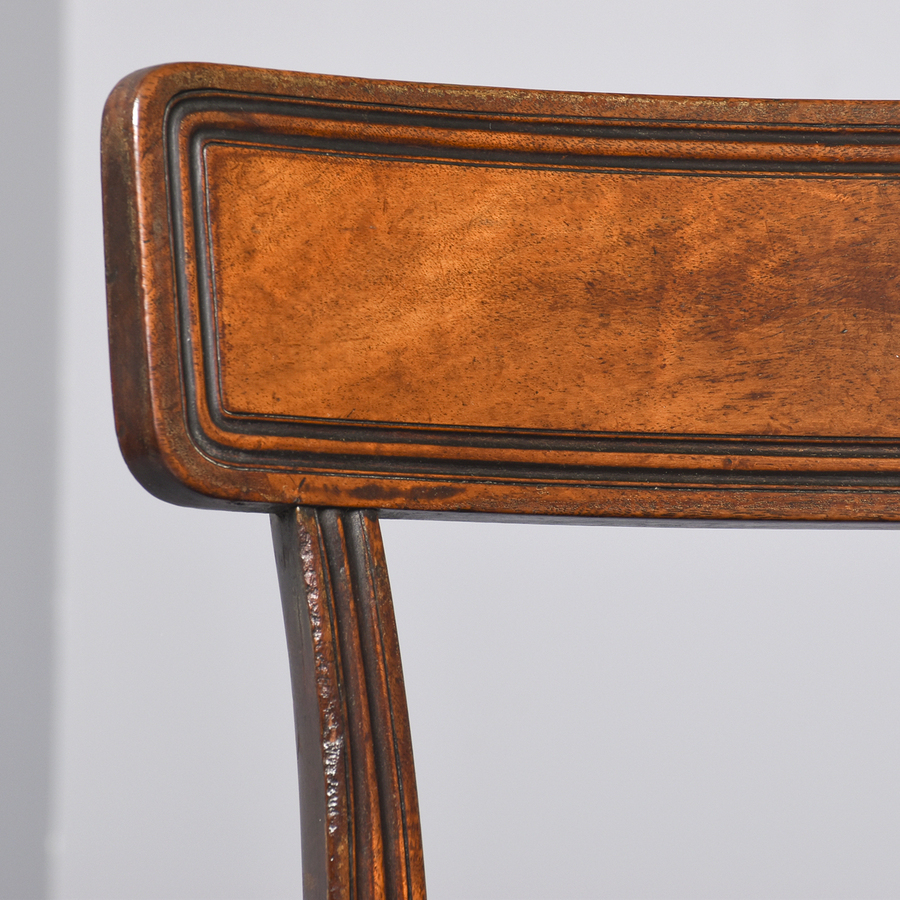 Antique Rare Set Of 12 Regency Mahogany Chairs Attributed to Gillows of Lancaster and London