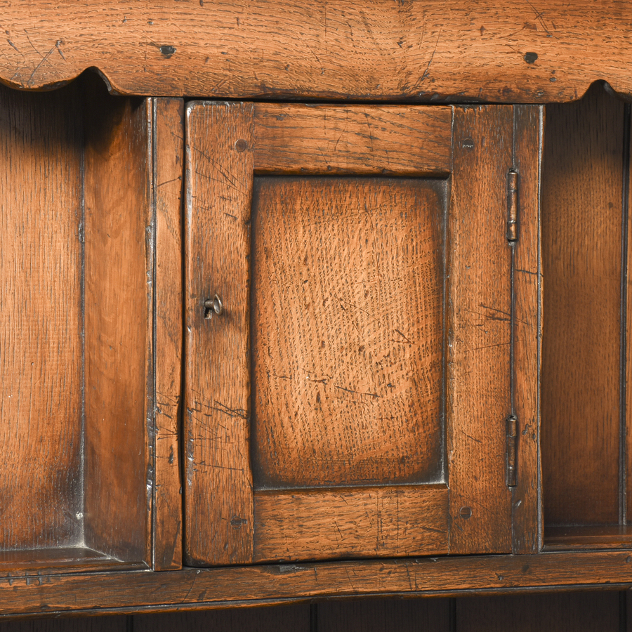 Antique Oak Two-Part Welsh Dresser