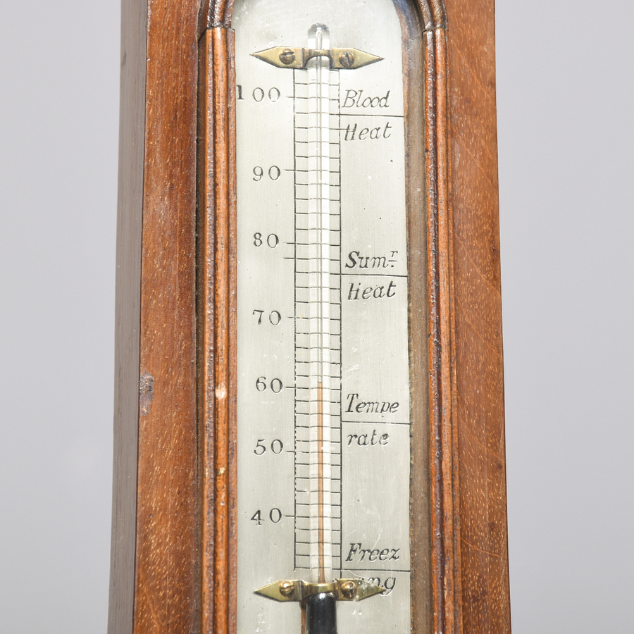 Antique George IV Mahogany Five Glass Barometer