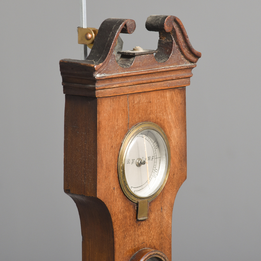 Antique George IV Mahogany Five Glass Barometer