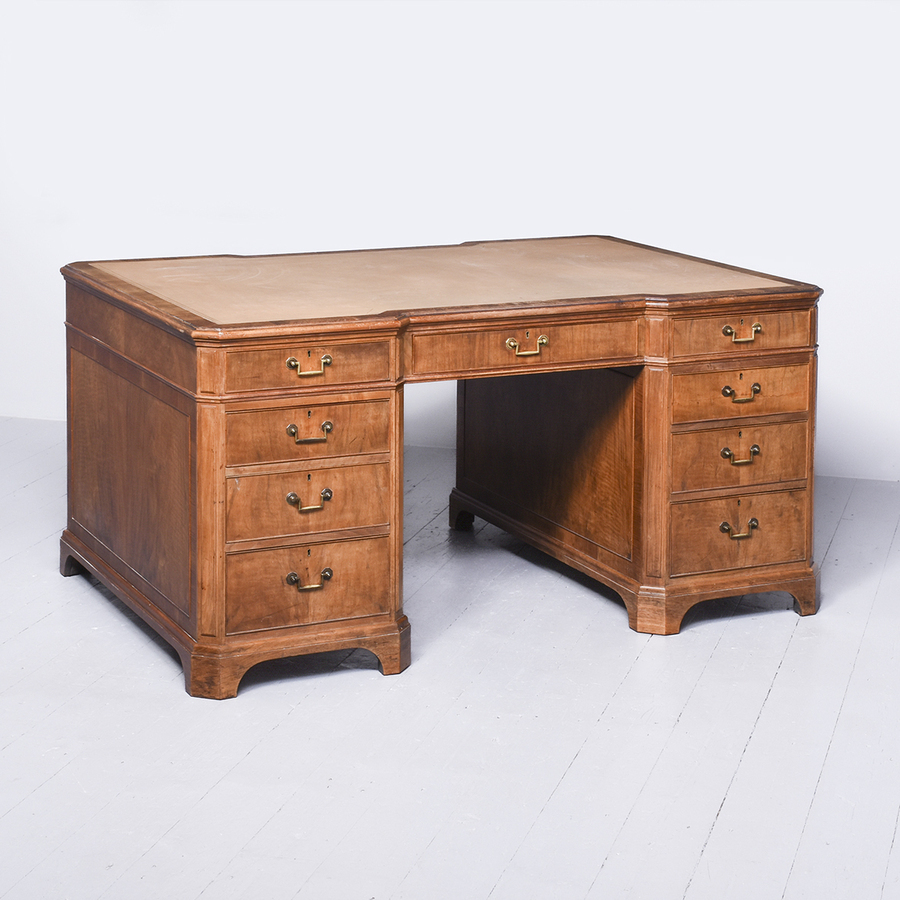 Georgian Style Walnut Desk