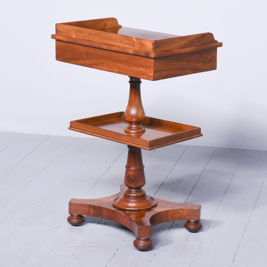 Antique Victorian Two-Tier Table