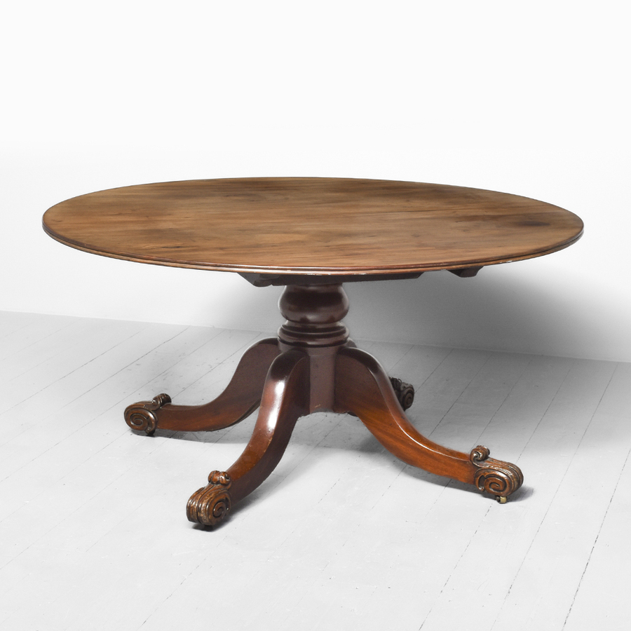 Antique Scottish Snap Top Dining Table