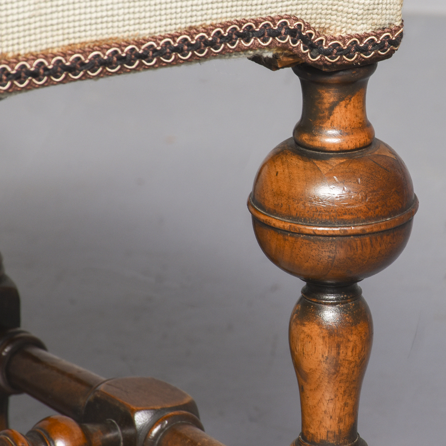 Antique Carolean Style Stool