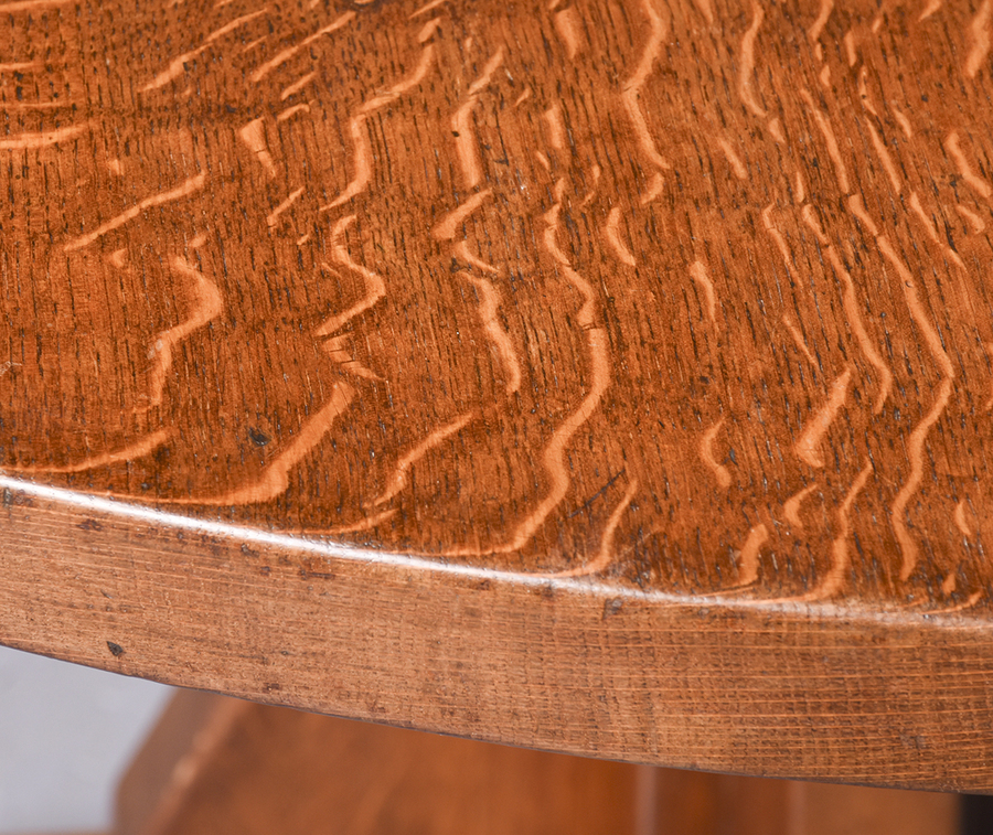 Antique Circular Oak (Colin Almack) Beaverman Dining Table