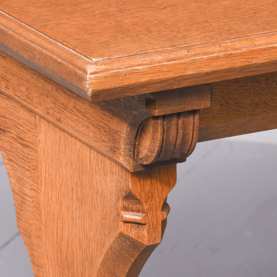 Antique Oak Refectory Table Designed by Sir Robert Lorimer