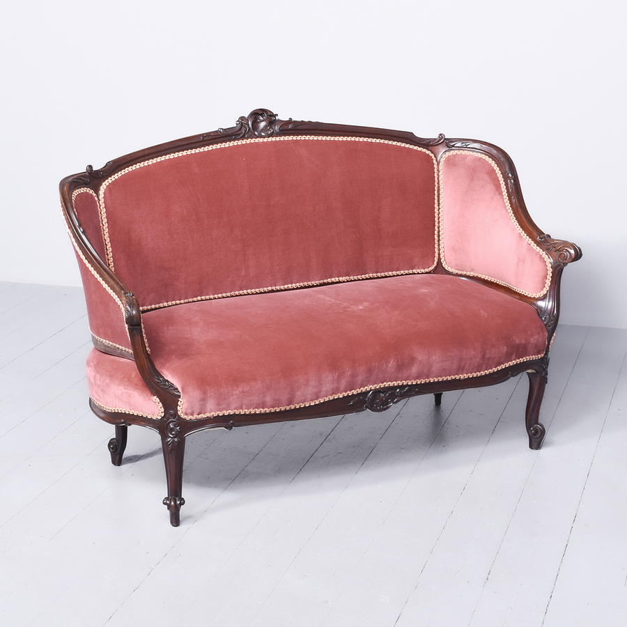 Victorian Art Nouveau Chaise Longue, 1880s