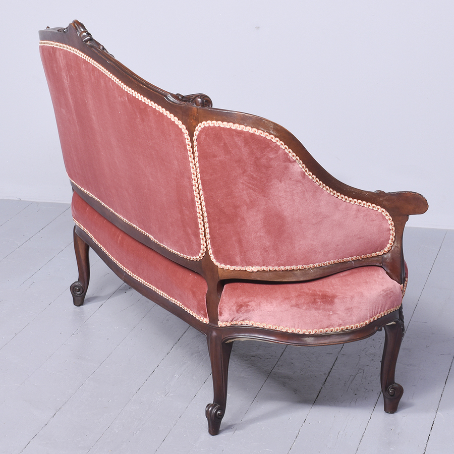 Antique Two-Seater French Style Settee
