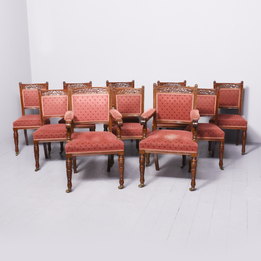 Set of 10 Mahogany Chairs by ‘John Taylor of Edinburgh’