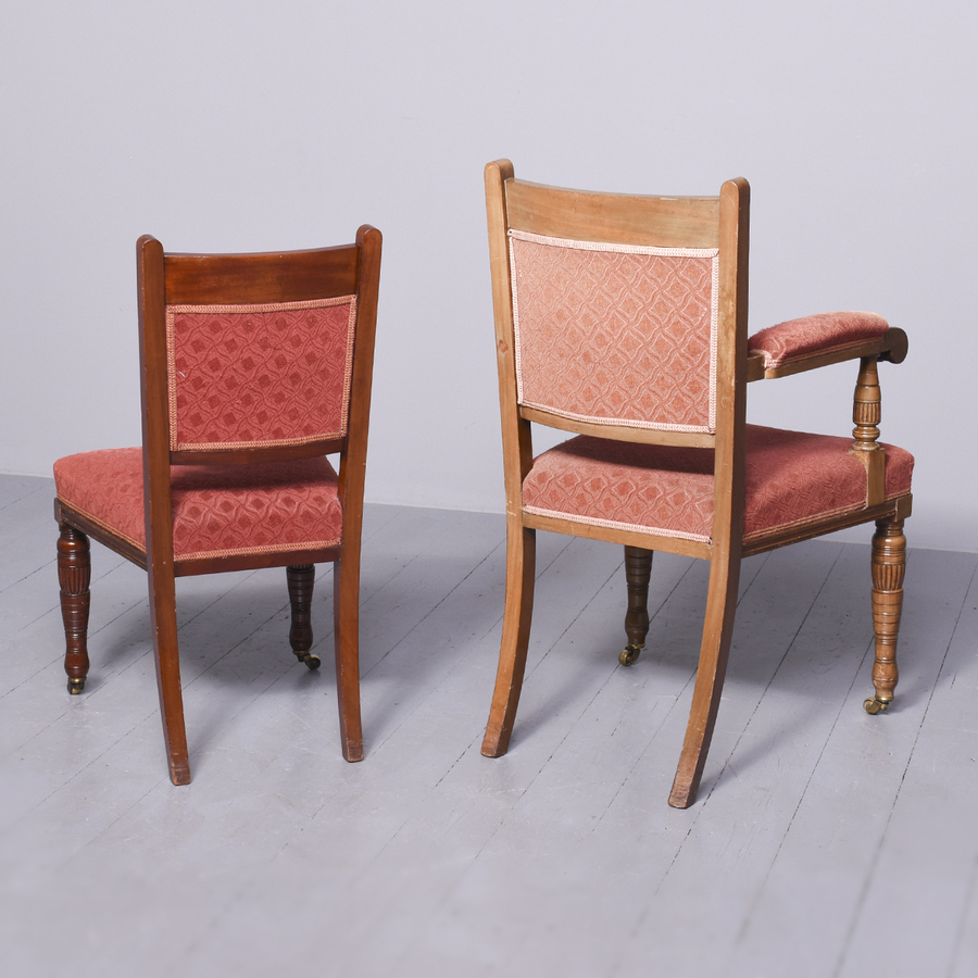 Antique Set of 10 Mahogany Chairs by ‘John Taylor of Edinburgh’