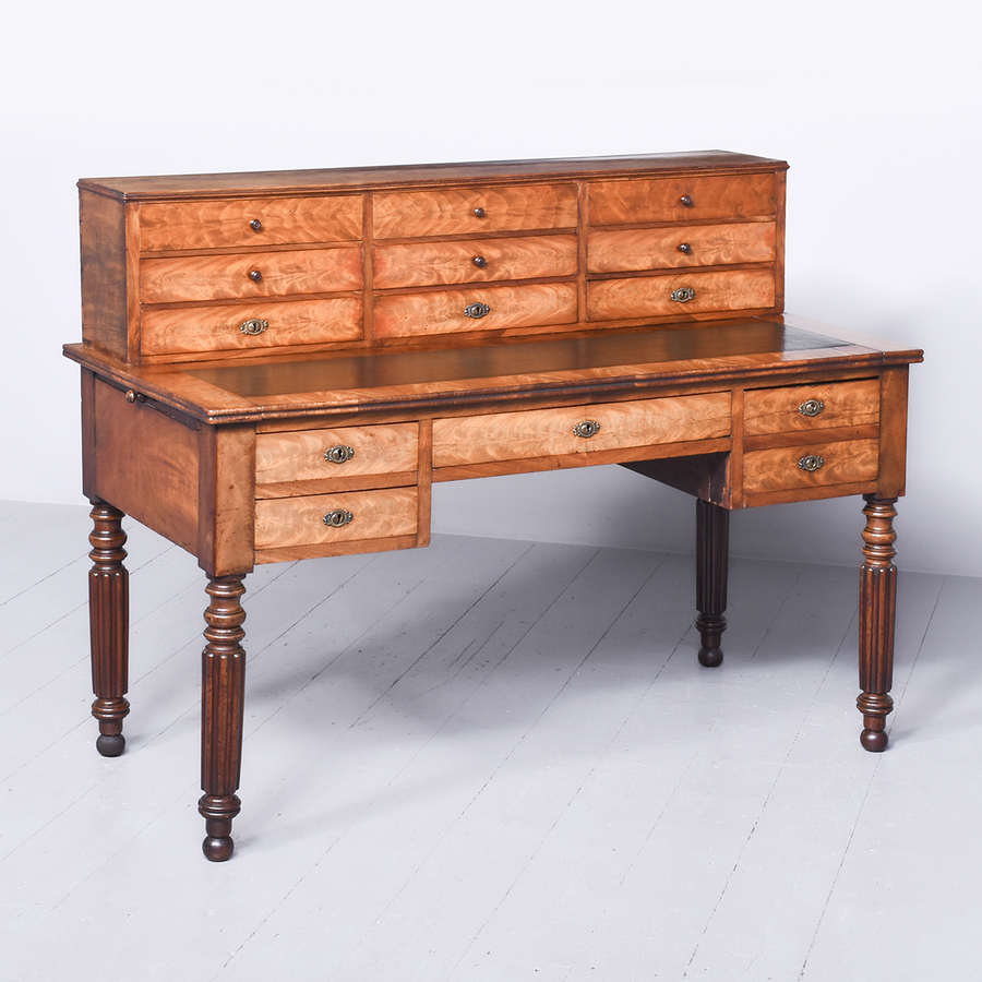 Quality Biedermeier Mahogany Desk