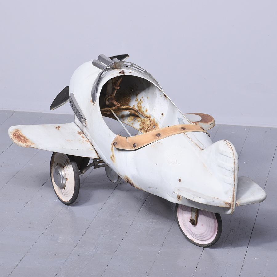 Antique Tin Metal Model of an Airplane
