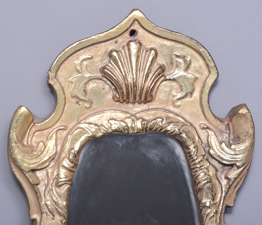 Antique Pair of Georgian Style Mirrored Wall Sconces