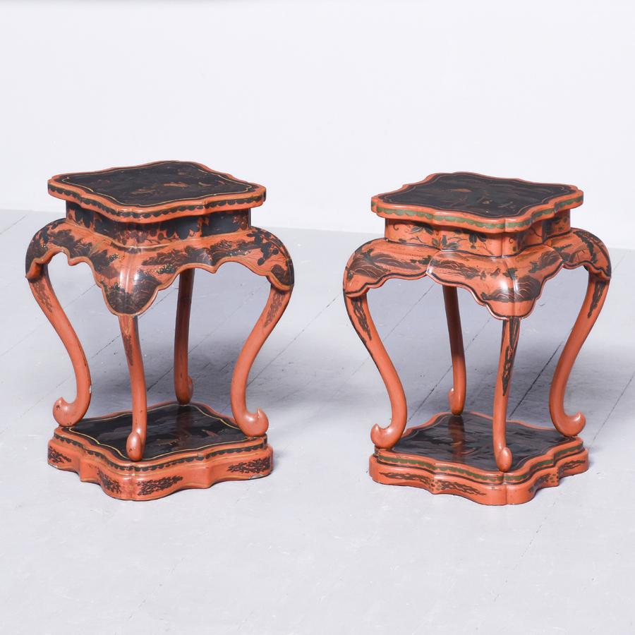 Pair of Meiji Period Occasional Tables